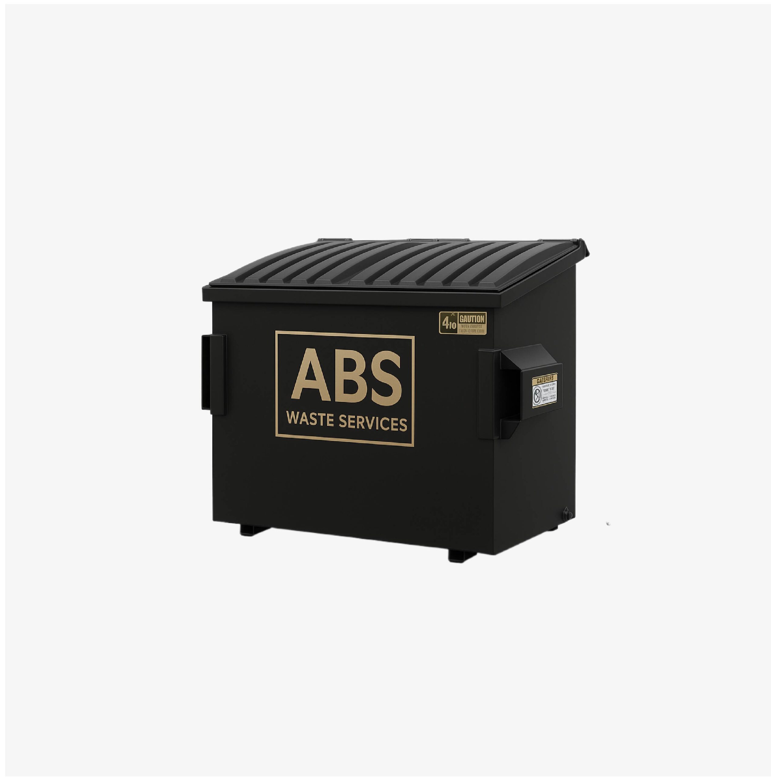 ABS Waste Services 4-yard commercial dumpster